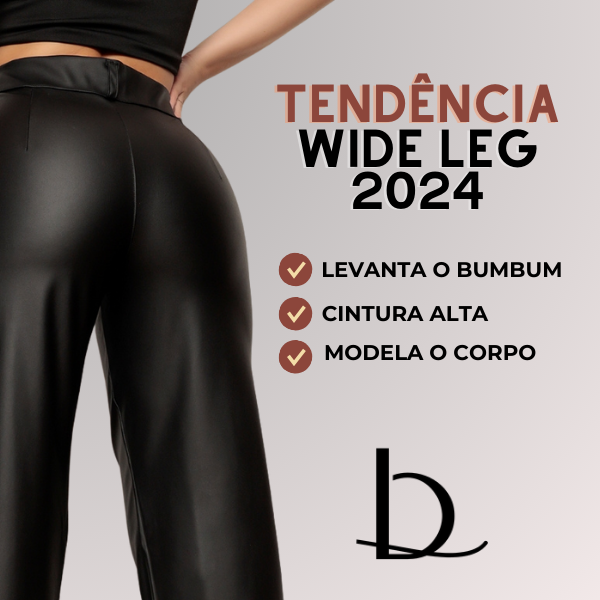 Calça Feminina de Couro Mariah