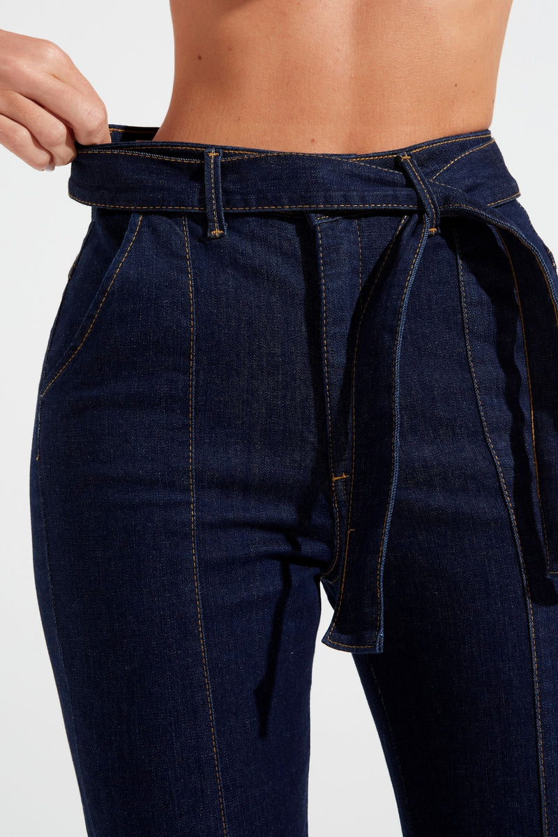 Calça Jeans Tecnológica Reta Cós Super Alto