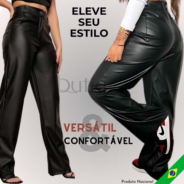 Calça Feminina de Couro Mariah